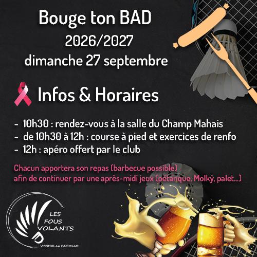 Remise en forme 2026 & apéro + barbecue